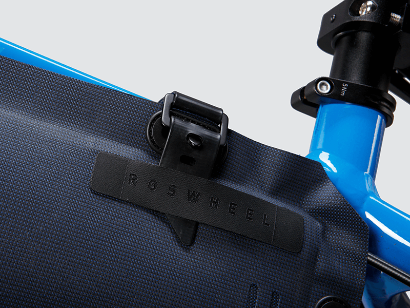 Off-Road Frame Bag Medium with a pencil design, featuring waterproof fabric and a YKK™ zipper for secure gear storage.