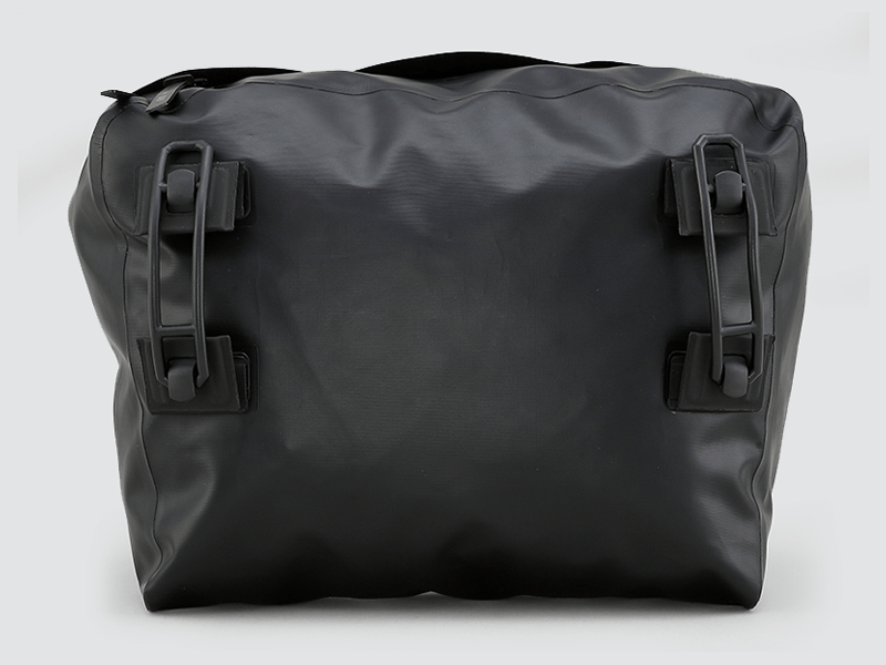 Road Accessory Pouch for easy access, featuring 'Fast-Fix' straps for secure attachment, large reflective area, and lightweight construction.