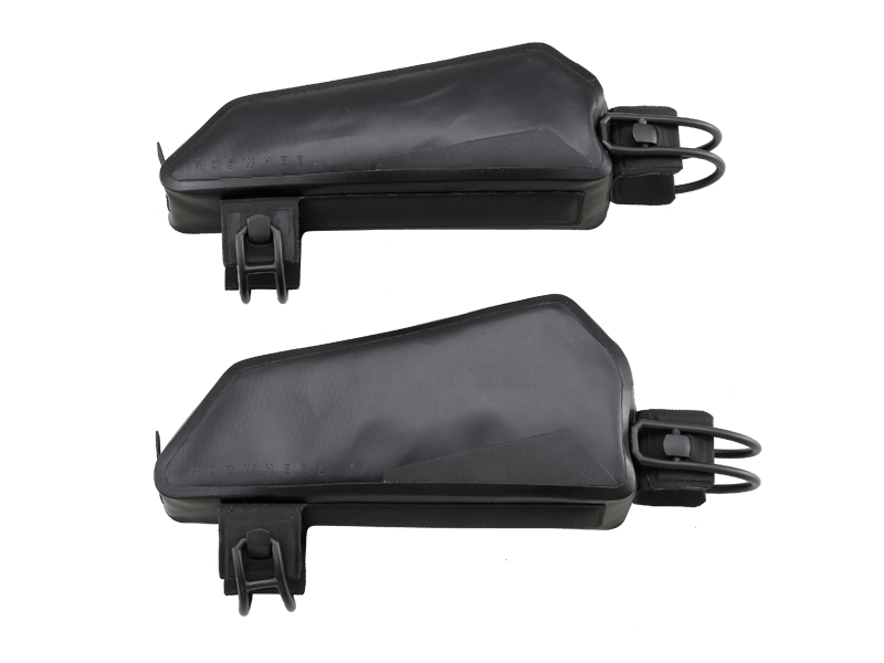 Road Top Tube Bag - Small with 'Fast-Fix' strap system, designed for secure attachment and lightweight storage of food or equipment.
