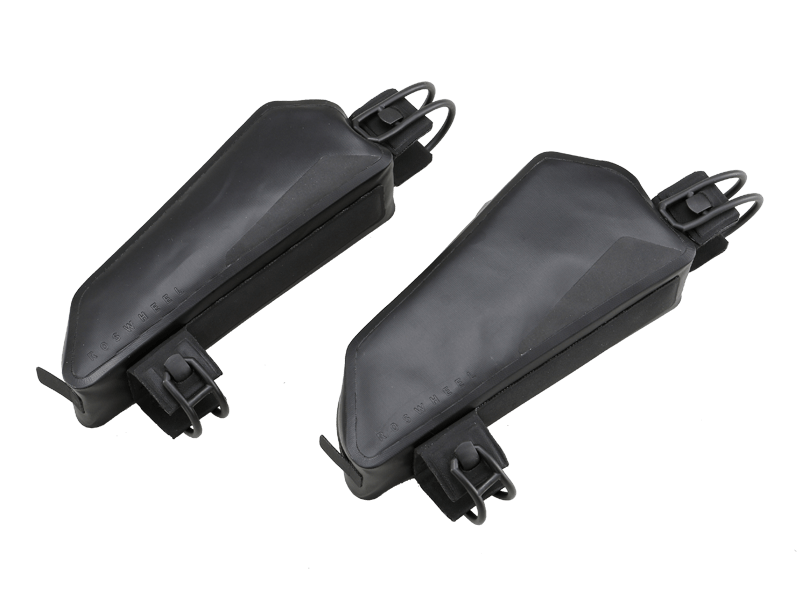 Road Top Tube Bag - Small with 'Fast-Fix' strap system, designed for secure attachment and lightweight storage of food or equipment.