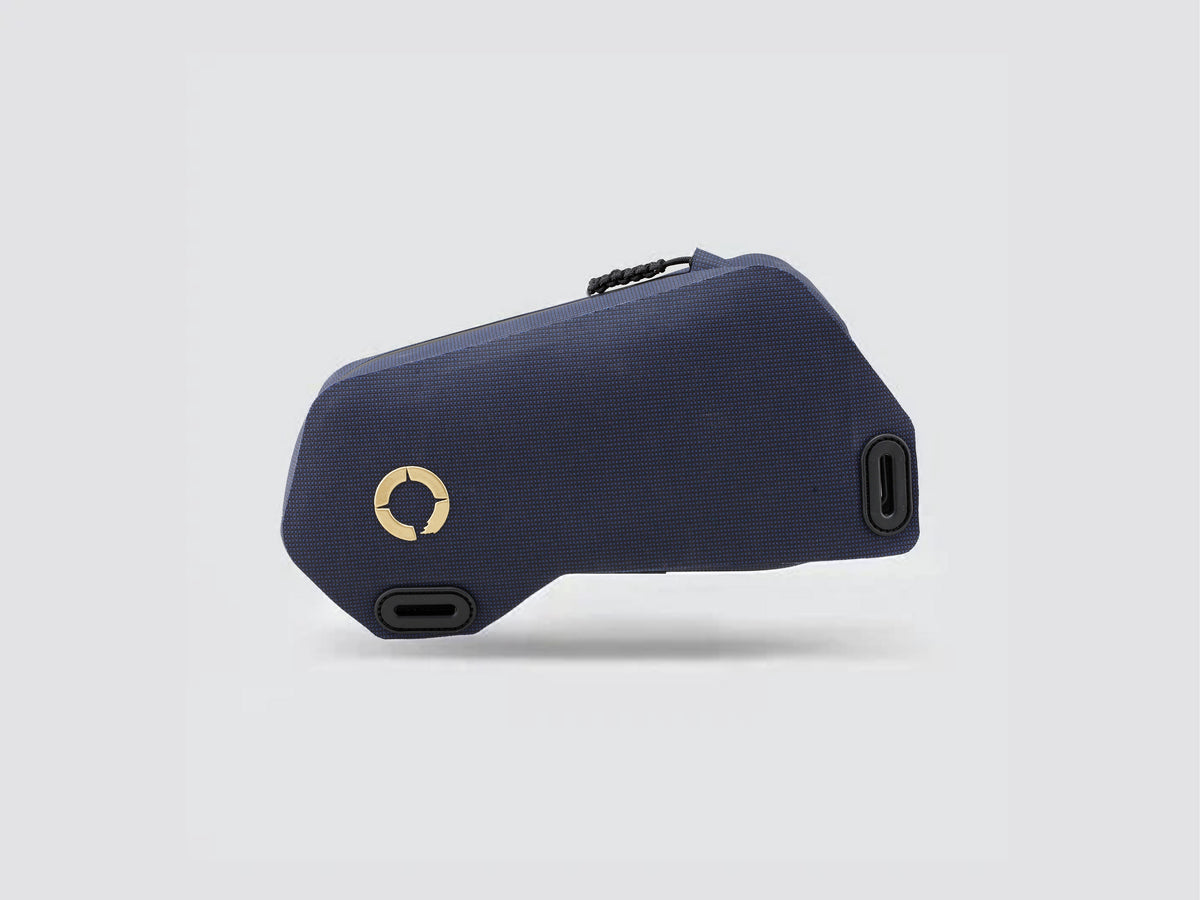 Sacoche De Vélo Astra London Top Tube Bag – Dark Hill Blue – Léger 120 G, 0,7 L, étanche, Compatible Route/VTT/gravel