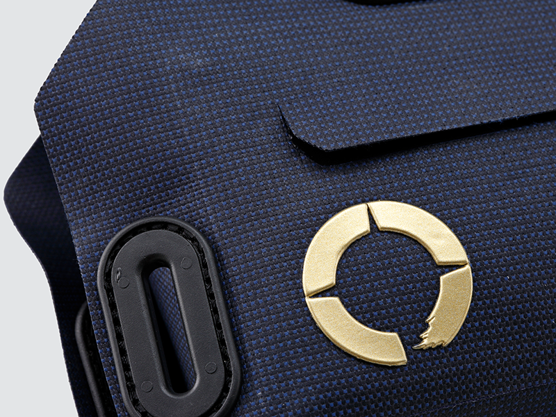 Off-Road Frame Bag Small designed in a pencil style to hold heavy equipment securely, featuring waterproof fabric, strong YKK™ zipper, and cable/hydration port for convenience.