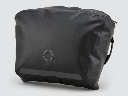 Road Accessory Pouch for easy access, featuring 'Fast-Fix' straps for secure attachment, large reflective area, and lightweight construction.