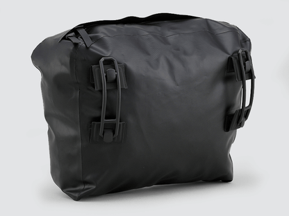 Road Accessory Pouch for easy access, featuring 'Fast-Fix' straps for secure attachment, large reflective area, and lightweight construction.
