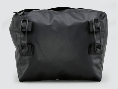 Road Accessory Pouch for easy access, featuring 'Fast-Fix' straps for secure attachment, large reflective area, and lightweight construction.