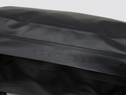 Road Accessory Pouch for easy access, featuring 'Fast-Fix' straps for secure attachment, large reflective area, and lightweight construction.