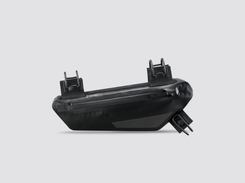Road Frame Bag XSmall designed for weight distribution and easy access to small items, featuring 'Fast-Fix' straps, reflective areas, and lightweight construction.