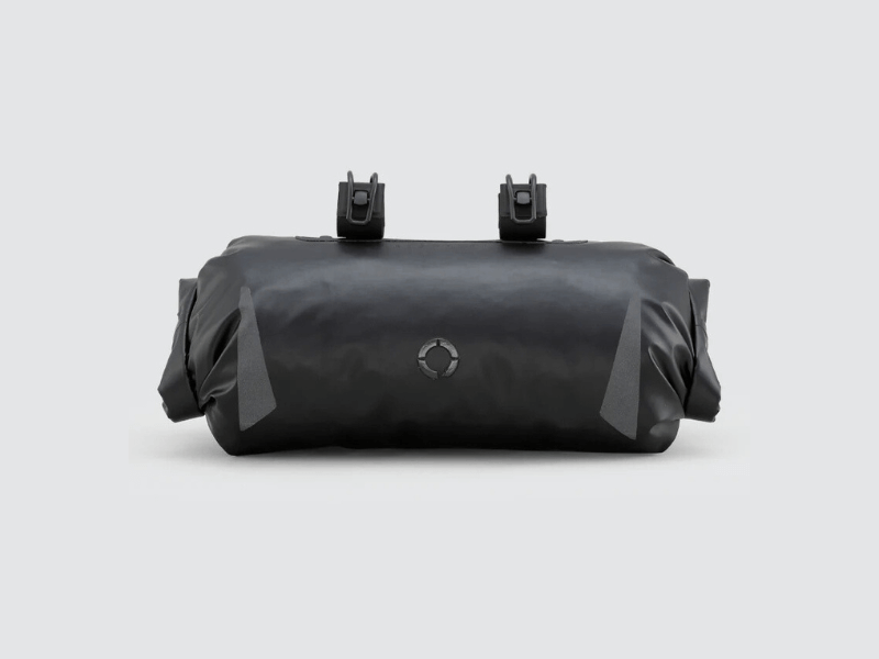 Road Handlebar Bag with 'Fast-Fix' straps, large reflective areas, and easy attachment for bulky items.