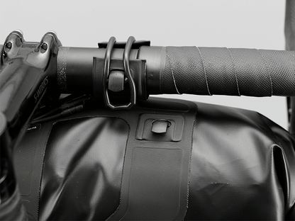 Road Handlebar Bag with 'Fast-Fix' straps, large reflective areas, and easy attachment for bulky items.
