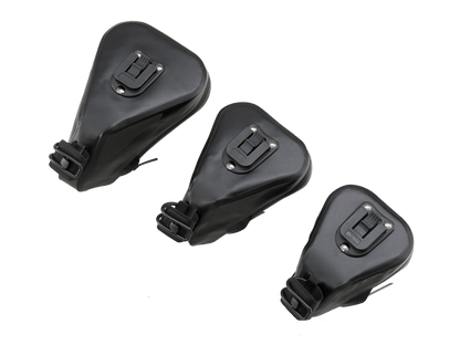 Road Saddle Bag - Small designed for easy access to spares and gear, featuring quick release buckle, 'Fast-Fix' strap system, and lightweight construction with reflective details.